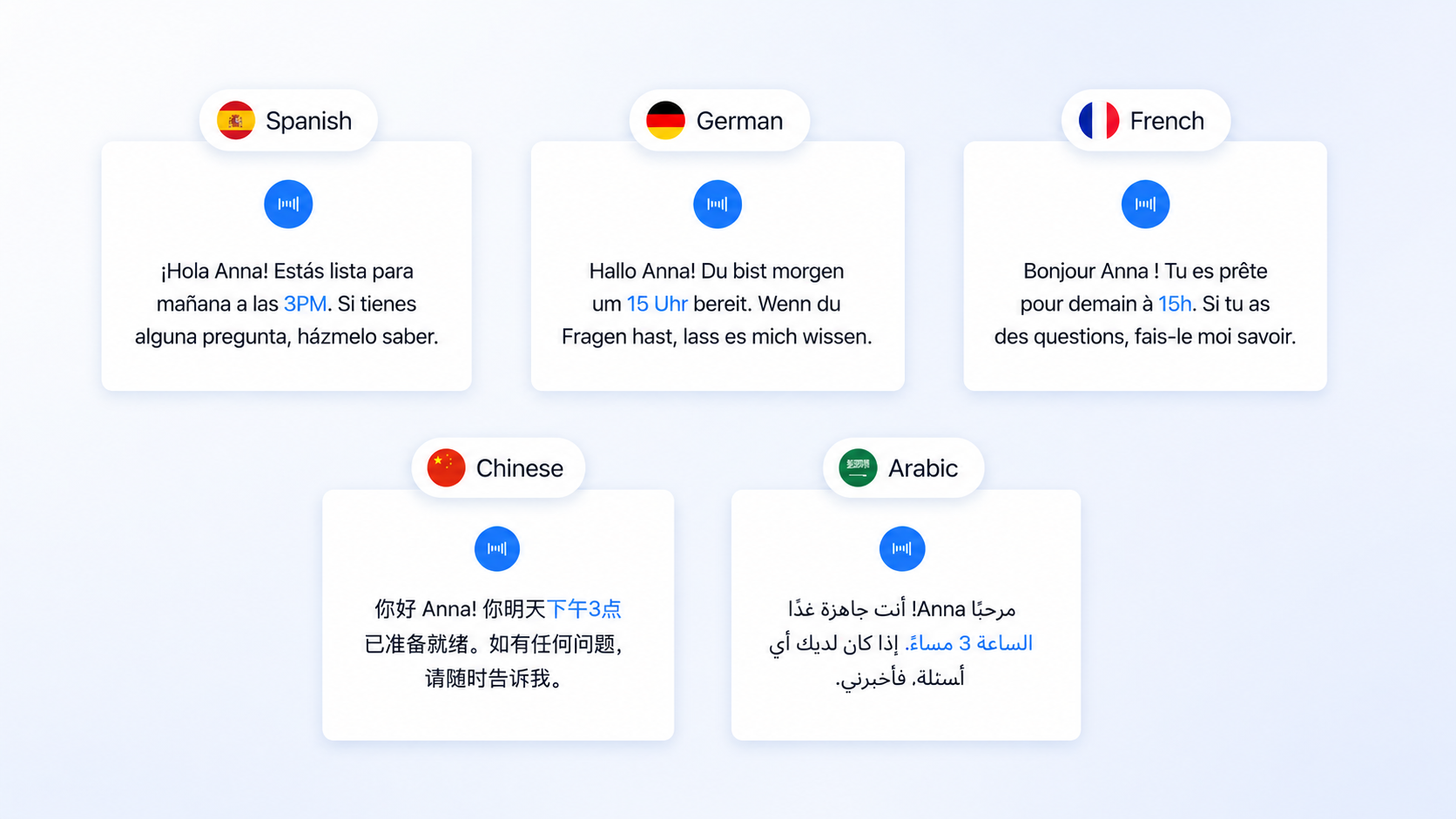 50+ Languages